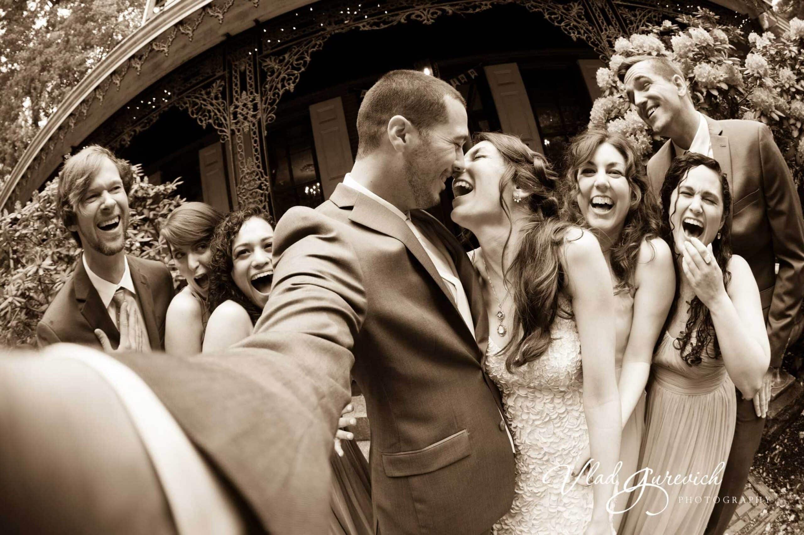 Romantic portrait of a couple at their The Bookhouse at Faunbrook wedding in West Chester.